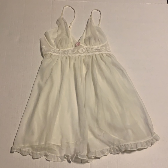 Betsey Johnson Cream Neglige - Women’s Size Small - Picture 2 of 9